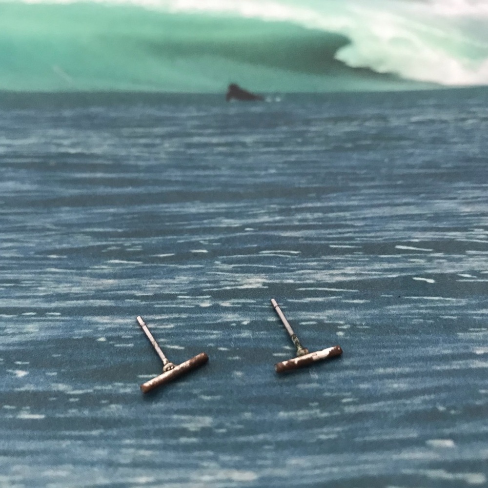 Vintage bar stud earrings FREE w other purchase